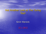 Not Another Look at the Turing Test!