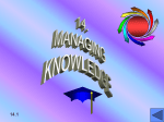 15. MANAGING KNOWLEDGE
