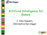 AI for Games - Artificial Intelegence