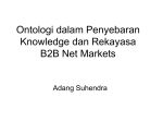 Ontologi dalam Penyebaran Knowledge dan Rekayasa B2B Net
