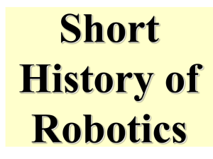 Introduction to Robotics Class