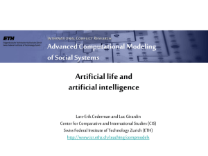 Gov 2015 Introduction to Computational Modeling for Social