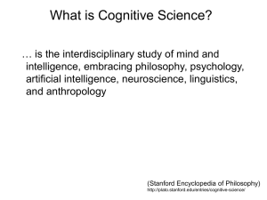 Syllabus P140C (68530) Cognitive Science