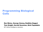 Programming Biological Cells