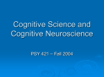 Cognitive Science and Cognitive Neuroscience