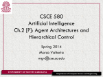 Agent Architectures and Hierarchical Control, covering chapter 2 of