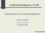 Introduction to AI, Basic Search Methods