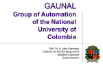 GAUNAL Group of Automation of the National University of Colombia