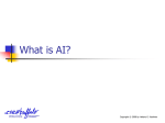 What is AI? - University at Buffalo, Computer Science and