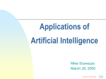 Applications of Artificial Intelligence