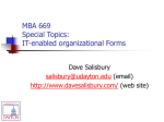 MBA 669 - Infrastructure