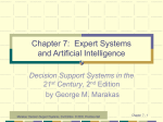 Expert Systems and Artificial Intelligence