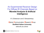 An Experimental Receiver Design For Diffuse IR Channels Based