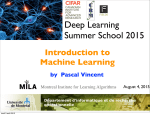 Deep Learning Summer School 2015 Introduction to Machine Learning
