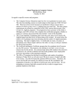About Programs in Computer Science Bill McMillan, Head October 10, 2011