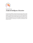 Artificial Intelligence Education Special Track on