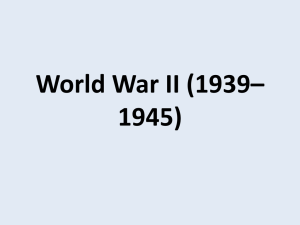 Second world war