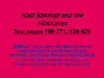 Nazi Ideology and the Holocaust Text pages 766-771