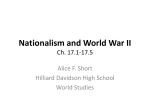 World War I and Post War World Ch. 14.1-14.4