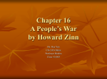 Chapter 16 A People`s War by Howard Zinn