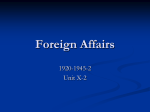 Foreign Affairs - Grosse Pointe Public School System