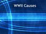 WWII Causes - World history