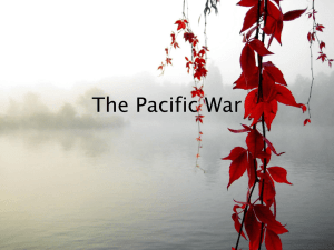 The Pacific War - Greater Victoria School District
