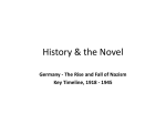 History & the Novel - University of Oxford