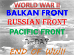 RUSSIAN FRONT PACIFIC FRONT