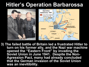 Hitler’s Operation Barbarossa