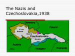 The Nazis and Czechoslovakia,1938