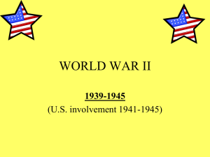 WWII- section 1