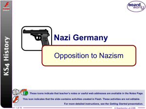Opposition to Nazism - kings