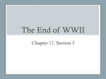 The End of WWII