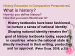 History Education in Comparative Views