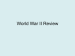 World War Two Review PowerPoint