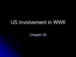 US Involvement in WWII