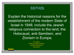 establishment of Israel 14