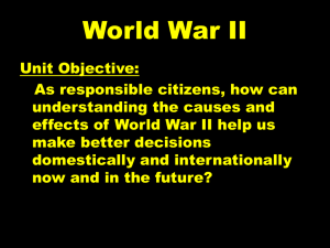 US History World War II
