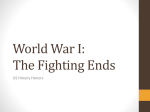 World War I: The Fighting Ends