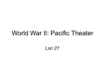 World War II in the Pacific