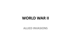 WORLD WAR II