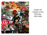 Chapter 29 The Collapse of the Old Order, 1929-1949