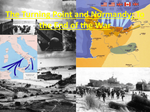 Normandy and The Turning Point