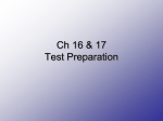 16 & 17 test prep
