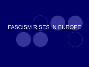 fascism rises in europe