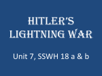 Hitler`s Lightning War Unit 7, SSWH 18 a & b