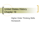 United States History Chapter 19