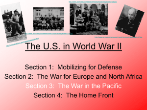 Ch. 17 World War II Sec. 3
