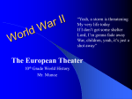 WWII European Theater Lecture
